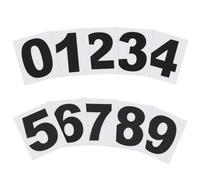 PATIKIL 38mm Reflective Number Stickers 0-9, 2 Set Vinyl Mailbox Number Decals Self-Adhesive Stickers for Outside Cars Doors Windows Signs Indoor Outdoor, Black
