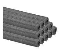 PATIKIL 39.4" Lx0.6 IDx0.5 T Pipe Insulation Foam Tube, 12Pcs Insulating Foam Pipe Covers Heat Preservation for Plumbing Water AC Pipe Sprinkler Spigot, Black