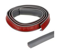 PATIKIL 39 Inch Collapsible Shower Threshold Water Dam Guard, Shower Stopper Barrier Self Adhesive Sink Splash Guard for Frameless Shower Door Bottom, Gray (0.8"Wx0.5"T)