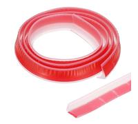 PATIKIL 39 Inch Collapsible Shower Threshold Water Dam Guard, Shower Stopper Barrier Self Adhesive Sink Splash Guard for Frameless Shower Door Bottom, Clear (0.8"Wx0.5"T)