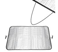 PATIKIL 39 x 20 Inch Air Conditioner Cover, Polyester Aluminum Foil Waterproof Dustproof Magnet Hook Fixing AC Outside Unit Cover Condenser Protector for Outdoor AC Unit, Silver