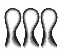 PATIKIL 390 x 7mm Rainbow Quilling Strips Paper,300 Pcs Origami Paper Quilling Strip for Art DIY Hand Craft Christmas, Gradient Gray