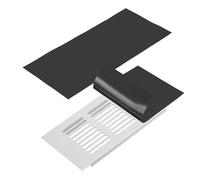 PATIKIL 394 x 203 mm Magnetic Vent Cover, 2 Pcs Floor Wall Air Registers Cover Magnet Vent Blocker for Home RV HVAC Fireplace Furnace, Black