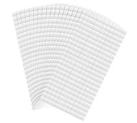 PATIKIL 3960 Pcs/15 Sheets Foam Dots Squares, 0.24" Square Shape 3D Dual-Adhesive Foam Tapes Mount for Craft DIY Art Office Supplies Scrapbook, White
