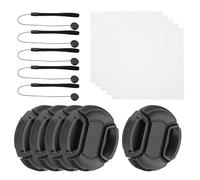 PATIKIL 39mm Lens Cap Set, 5Pack Center Pinch Snap Camera Lens Cover for Front Len Suitable for 39mm Thread Universal DSLR Lenses for Nikon, for Fujifilm, for Pentax, for Leica
