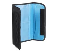 PATIKIL 39mm Lens Filter Case, 1PCS 4 Pockets Camera Filter Carry Bag Nylon Shockproof Camera Filter Lens Protector Pouch for Photography Round Circular Square Filters Storage, Black