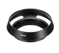 PATIKIL 39mm Lens Hood, Standard Vented Matte Surface Anti-reflective Inside Hollow Lens Hood for Universal Camera Lens, Black for Nikon, for Fujifilm, for Pentax, for Leica
