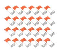 PATIKIL 39x17mm Downlight Spring Clips, 50 Pack Emitting Diode Recessed Lighting Accessories Securing Clamps for Ceiling Lamp, Orange