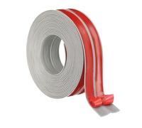 PATIKIL 3cm x 6m Wall Corner Protector, Self Adhesive Wall Corner Guard Edge Protector Flexible Peel and Stick Molding Trim for Ceiling Countertop, Gray Wood Grain