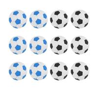PATIKIL 3D Sports Balls Erasers, 12 Pcs Fun Football Pencil Erasers, Small Ball Pencil Rubber Take Apart for Classroom Prizes Reward Party Favors Boxes Gifts Bag Stuffer, Black/Blue