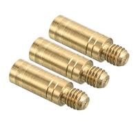 PATIKIL 3g Copper Dart Weight Add Accentuator 3 Pcs 14mm Length 2BA Thread Darts Weight Adjuster Dart Accessories Gold