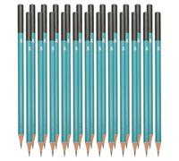 PATIKIL 3H Drawing Pencils for Sketching, 24PCS Sketch Pencils for Drawing Art Pencils Graphite Wood Pre-sharpened for Drawing Sketching Artist, Hexagonal, Black Refill, Green/Black Pole