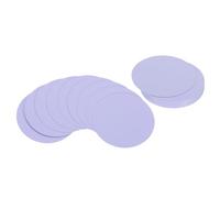 PATIKIL 3inch Circle Card Stock, 36Pcs Round Shape Cutouts Paper Thick Cardstock Coaster for DIY Craft Projects Classroom Bulletin Board Decor, Light Purple