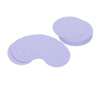 PATIKIL 3inch Circle Card Stock, 50Pcs Round Shape Cutouts Paper Thick Cardstock Coaster for DIY Craft Projects Classroom Bulletin Board Decor, Light Purple