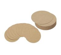 PATIKIL 3inch Circle Card Stock, 50Pcs Round Shape Cutouts Paper Thick Cardstock Coaster for DIY Craft Projects Classroom Bulletin Board Decor, Kraft Color