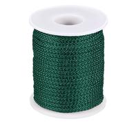 PATIKIL 3mm x 49feet Nylon String for Bracelets Braided Nylon Cord Nylon Thread for Wind Chime Beading Necklaces Blinds DIY Craft Jewelry Making, Dark Green