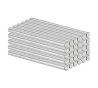 PATIKIL 3mm x 50mm Dowel Pin Stainless Steel, 30 Pcs 304 Stainless Steel Pegs Shelf Pins Rod Support Metal Fasten Elements for Shelves Furniture Fixing Component, Silver