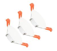 PATIKIL 3Pcs 70mm/2.8" Diameter Metal Ceiling Hole Cover Plate, Downlight Hole Trim Wall Mount Decorative Cap Access Panel for 1.4-2.2inch Round Ceiling and Wall Openings, Matte White