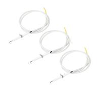 PATIKIL 3Pcs Ceramic Spark Electrode Igniter with Wire Lead Replacement for BBQ Grill and Gas Grill Models