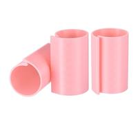 PATIKIL 3Pcs Diamond Art Painting Canvas Holder, Diamond Art Storage Rolls Anti-Roll Canvas Rings Organizer Painting Roller Bracket 3D Printing for DIY Craft Tool Accessories, Pink