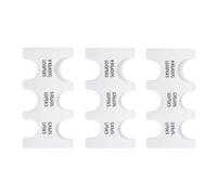 PATIKIL 3Pcs Japanese Coin Holder, Portable JPY Coin Organiser Dispenser Hard Case Storage 6 Slots, Great for Home, Office, Collection, White