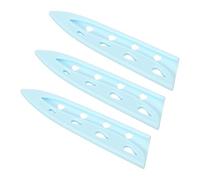 PATIKIL 3Pcs Plastic Safety Knife Cover Sleeves for 5" Paring Knife,Universal Chopping Knives Sheath Guard Blade Protector for Kitchen Bar, Blue