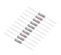 PATIKIL 3Watt 0.33 Ohm Carbon Film Resistor, 20 Pcs 5% Tolerance Resistors Axial Lead Colored Ring for DIY Projects and Experiments