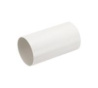 PATIKIL 4.3 Inch Round Plastic Duct Pipe Connector 8 Inch Long Duct Exhaust HVAC Ventilation Tube Ducting Extension for Dryer Vent Connection Extraction Heating Cooling Pipe Lines