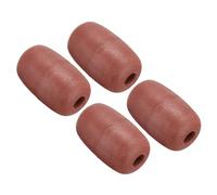 PATIKIL 4.33" x 2.76" Rope Float Buoy, 4 Pcs 270g Deep Water Floats Rope Float Buoy Great for Trail Markers Dock Floats Kayak Boats Swimming Pool, Red