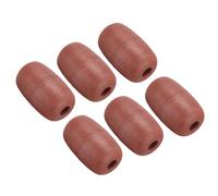PATIKIL 4.33" x 2.76" Rope Float Buoy, 6 Pcs 270g Deep Water Floats Rope Float Buoy Great for Trail Markers Dock Floats Kayak Boats Swimming Pool, Red