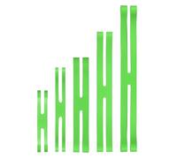 PATIKIL 4/5.1/6.3/7.1/8/9.4 Inch H Rubber Bands, 5 Pcs Silicone Elastic Rubber Bands Assorted Size Book Strap Colored Wrapping Band for Files Folder Art Cooking Board Game, Green