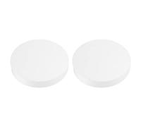 PATIKIL 4.5"/114mm ID PVC Pipe End Cap Fitting, 2 Pack Furniture Grade Plug Coupling Socket for DIY, Garden