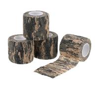 PATIKIL 4.5 x 5CM Camo Tape Wrap, 4 Rolls of Self-Adhesive Camouflage Tape for Hunting Climbing Outdoor Camera Flashlight, Camouflage