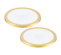 PATIKIL 4.8 Inch Inner Dia. Lampshade Diffuser, 2 Pieces Dustproof Dust Protection Cover Acrylic Board for Barrel Lamp Shade