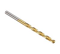 PATIKIL 4.8mm Drill Bit, M42 8% Cobalt High-Speed Steel Jobber Straight Shank 135° Titanium Nitride (TiN) Coated for Hard Metal Stainless Steel - 1 Pack