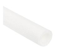 PATIKIL 4.9ft Pipe Insulation Tubing, 1 Pcs 1-1/8 Inch ID Heat Preservation Insulated Foam Tubing Handle Grip Support No Side Opening for Water Pipes, Air Conditioning Pipes, White