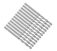 PATIKIL 4.9mm Drill Bit #11, Jobber Straight Shank M2 High-Speed Steel 118° Point Tip Uncoated Bright for Stainless Steel Hard Metal - 12 Pack