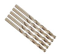 PATIKIL 4.9mm Drill Bit #11, Micro Number Small Bits 4341 High-Speed Steel 135° Gold for Soft Thin Metal Steel Wood Acrylic - 5 Pack