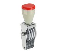PATIKIL 4 Digit Number Roller Stamp, Adjustable Rubber Stamp Changeable Numerical Symbol Office Date for Business Creative Price Tag