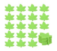 PATIKIL 4 Inch Carpet Spot Markers, 50Pcs Leaf Shape Floor Dots Markers Carpet Spots for Classroom Decoration Elementary Preschool Supplies, Green