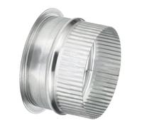 PATIKIL 4 Inch Duct Collar, 1 Pcs Duct Connector Flange Galvanized Iron Tight Vent Air Duct Fitting for Heating Cooling HVAC Ventilation Home Office