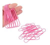 PATIKIL 4 Inch Large Paper Clip, 30PCS Big Paper Clip Extra Large Huge Metal Giant Clips Rust-Proof Strong Durable Bulk Cute for Home Office Accessories Bookmark, Pink