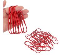 PATIKIL 4 Inch Large Paper Clip, 30PCS Big Paper Clip Extra Large Huge Metal Giant Clips Rust-Proof Strong Durable Bulk Cute for Home Office Accessories Bookmark, Red