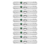 PATIKIL 4" Light Crossbar Kit, 10 Set Universal Light Fixture Mounting Bracket with 1/4IP Tap Center Hole Ceiling Light Plate Canopy Hardware Set for Chandelier Wall Light