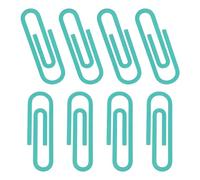 PATIKIL 4" Paper Clip Bookmarks, 8Pcs Metal Book Marks Page Markers Gift for Book Reading Notebook Document Office Teacher Reader, Green