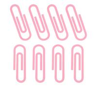 PATIKIL 4" Paper Clip Bookmarks, 8Pcs Metal Book Marks Page Markers Gift for Book Reading Notebook Document Office Teacher Reader, Pink