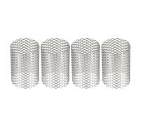 PATIKIL 4 Pcs 17mm OD Strainer Mesh, 25mm H Screen Y Shaped Strainer Filter Valve Mesh Screen 304 Stainless Steel Strainer Mesh for Debris Pump Water Oil Separation