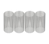 PATIKIL 4 Pcs 22mm OD Strainer Mesh, 42mm H Screen Y Shaped Strainer Filter Valve Mesh Screen 304 Stainless Steel Strainer Mesh for Debris Pump Water Oil Separation