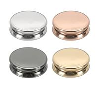 PATIKIL 4 Pcs Alloy Painted Iron No-Snag Strongest Commercial Strength Buttons Multi-Use Pinless Magnetic Scarf Clip for Women Clothing Curtain