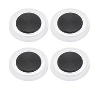 PATIKIL 4 Pcs Mobile Phone Game Joystick, Frosted Spiral Game Control Touch Screen Joystick with Storage Box for Mobile Tablet Smart Phone, White